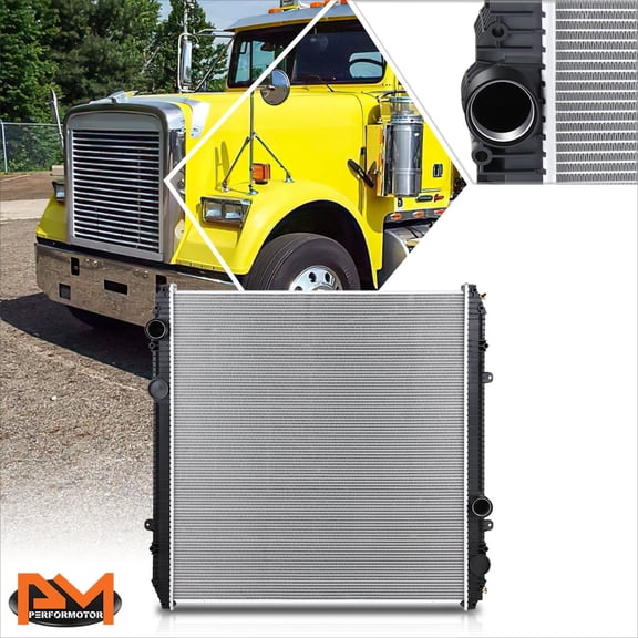 PM PERFORMOTOR for 96-07 Ford LT Sterling Truck Factory Style 3-Row Aluminum Cooling Radiator