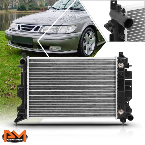 PM PERFORMOTOR for 99-02 Saab 93/91-98 900 AT OE Factory Style Aluminum Core Radiator DPI-2080