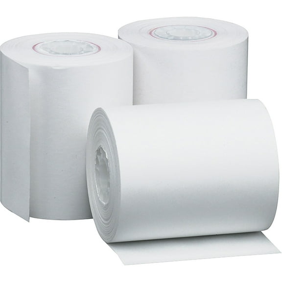 PM, PMC05233, Perfection Thermal Receipt Rolls, 3 / Pack, White