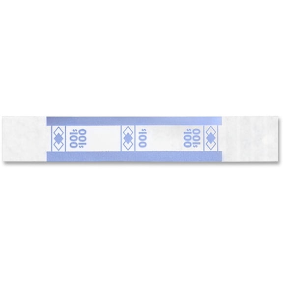 ICONEX, ICX94190060, Currency Straps, 1000 / Pack, Blue