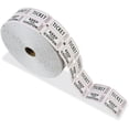 thumbnail image 1 of PM, PMC59005, Numbered Double-ticket Roll, 2000 / Roll, White, 1 of 2