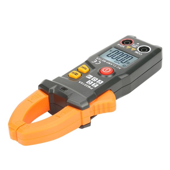 PM2016A Digital Clamp Multimeter 6000 Counts AC Volt Amp Ohm Hz Tester 7.09 inches / 18 cm-