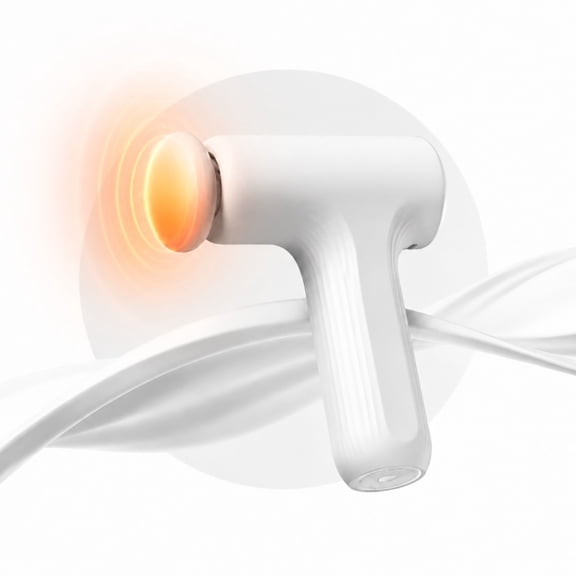 PM60 Heated Massage Gun, Deep Tissue Percussion Massager, 4 Heads 3 Speeds for Muscle Relaxation, Portable Home Gym
