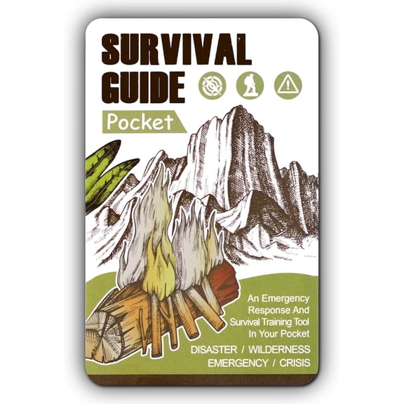 PMCAF EDC Survival Kit Military-Grade Pocket Guide for Emergency, First Aid & Preparedness Waterproof version