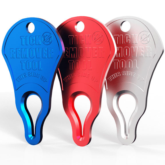Tick Key & Twister Remover Tool 3-Pack for Pets & Humans Quick Safe Reliable, Outdoor Essential