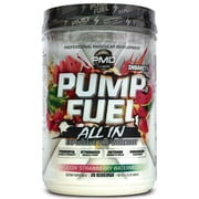 PMD Sports Pump Fuel ALL IN Insanity - Ultimate Muscle Pump Supplement & Pre Workout Powder - Maximum Energy and Focus with Premium Creatine, Beta Alanine & More - Strawberry Watermelon 20 Servings
