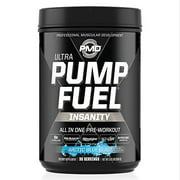 PMD Sports Ultra Pump Fuel Insanity - Pre Workout Drink Mix For Energy, Strength, Endurance, Muscle Pumps And Recovery - Complex Carbohydrates And Amino Energy - Arctic Blue Blast 30 Servings