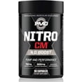 thumbnail image 1 of PMD Sports Nitro cm - Nitric Oxide with Agmatine Pre Workout Supplement - Muscle Growth Pre-Workout with L Arginine - Endurance Boost for Hardcore Exercise, Training, and Bodybuilding - (90 Capsules), 1 of 8