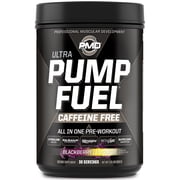 PMD Sports Ultra Pump Fuel Caffeine Free - Pre Workout Drink Mix - Energy, Strength, Endurance, Muscle Pumps And Recovery Complex Carbohydrates And Amino Energy - Blackberry Lemonade 30 Servings
