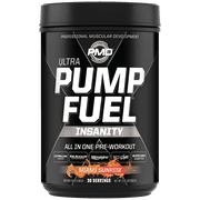PMD Sports Ultra Pump Fuel Insanity - Pre Workout Drink Mix For Energy, Strength, Endurance, Muscle Pumps And Recovery - Complex Carbohydrates And Amino Energy - Miami Sunrise 30 Servings