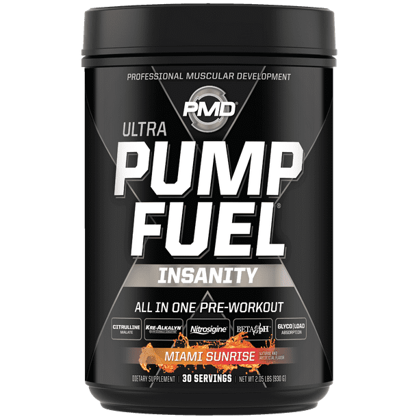 PMD Sports Ultra Pump Fuel Insanity Pre Workout Drink Mix For Energy