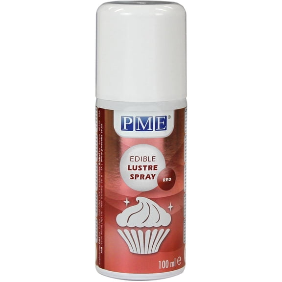 PME Edible Lustre Spray, Red, 3.3 Ounce