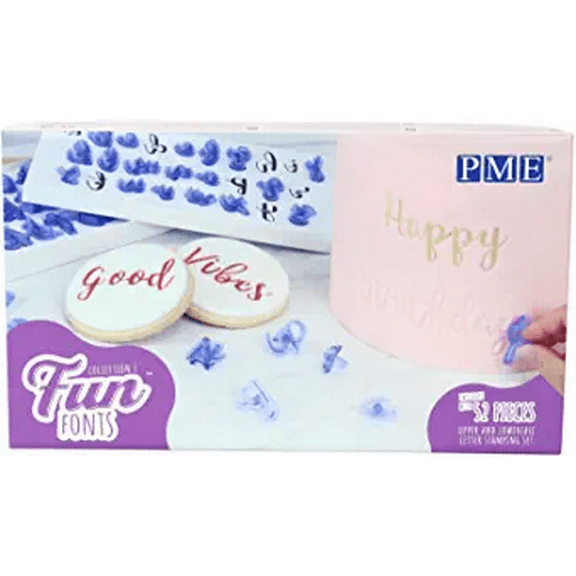 PME Letter Stamping Set Fun Fonts