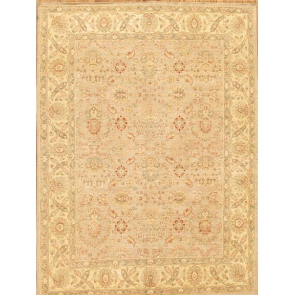 PMG-372 Denver Hand-Knotted Silver Lamb's Wool Area Rug - 8 ft. 9 in. X 11 ft.10 in.