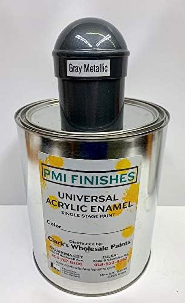 PMI Acrylic Enamel Single Stage Paint Kit (Gallon, Gray Metallic