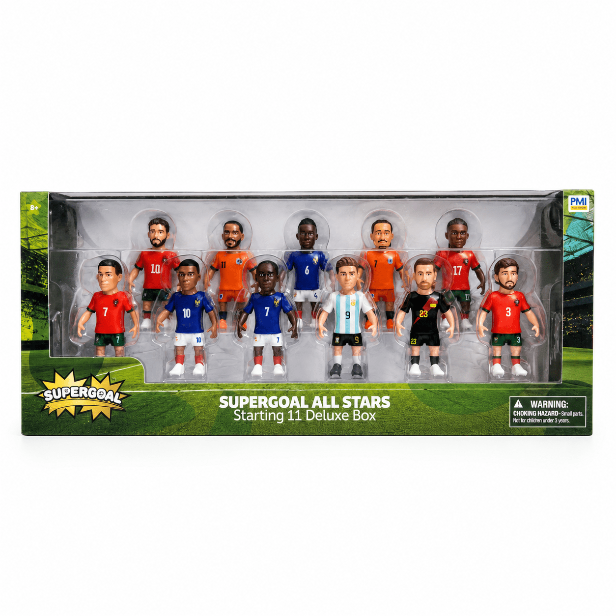 PMI Collectibles Supergoal All Stars Official Football Mini Figures 11 Pack