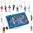 thumbnail image 1 of PMI International Fortnite Popular Character Keychain Key Ring, Multicolor, 12 Pack, 1 of 10