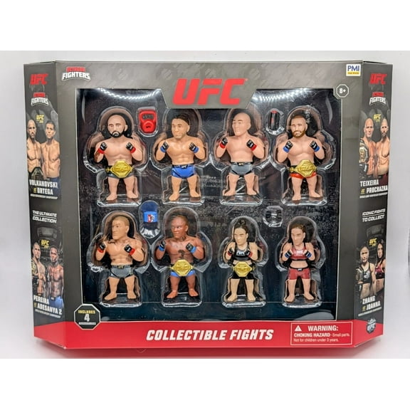 PMI UFC Collectible Fights Octagon Fighters Collectible Fights 8 Figurines Set