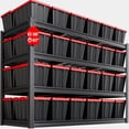 thumbnail image 1 of PMKES 67" Wide Garage Shelving Unit, 67" W x 36" D x 68" H, Heavy Duty Garage Storage Shelves,3500 LBS Capacity, Industrial Adjustable Shelves for Basement Warehouse, 1 of 7