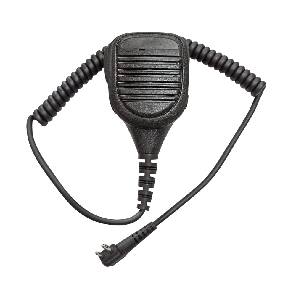 PMMN4013 PMMN4013A Remote Speaker Microphone Heavy Duty 3.5mm Audio Jack Shoulder Mic 2Pin Compatible for Radio CP200 CP200D R2 CP185 PR400 RDU4100 GP68 GP88 Mag One BPR40 BPR40D PMMN4029
