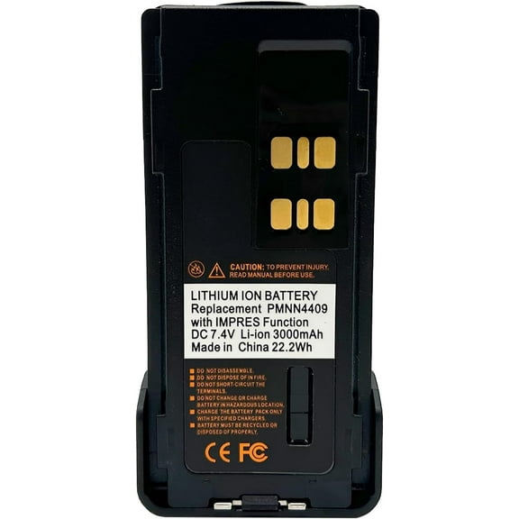 PMNN4409 PMNN4409AR IMPRES 3000mAh Li-ion Battery for XPR7550 XPR7550e XPR7580 XPR7580e XPR7350e XPR3300 XPR3300e XPR3500e
