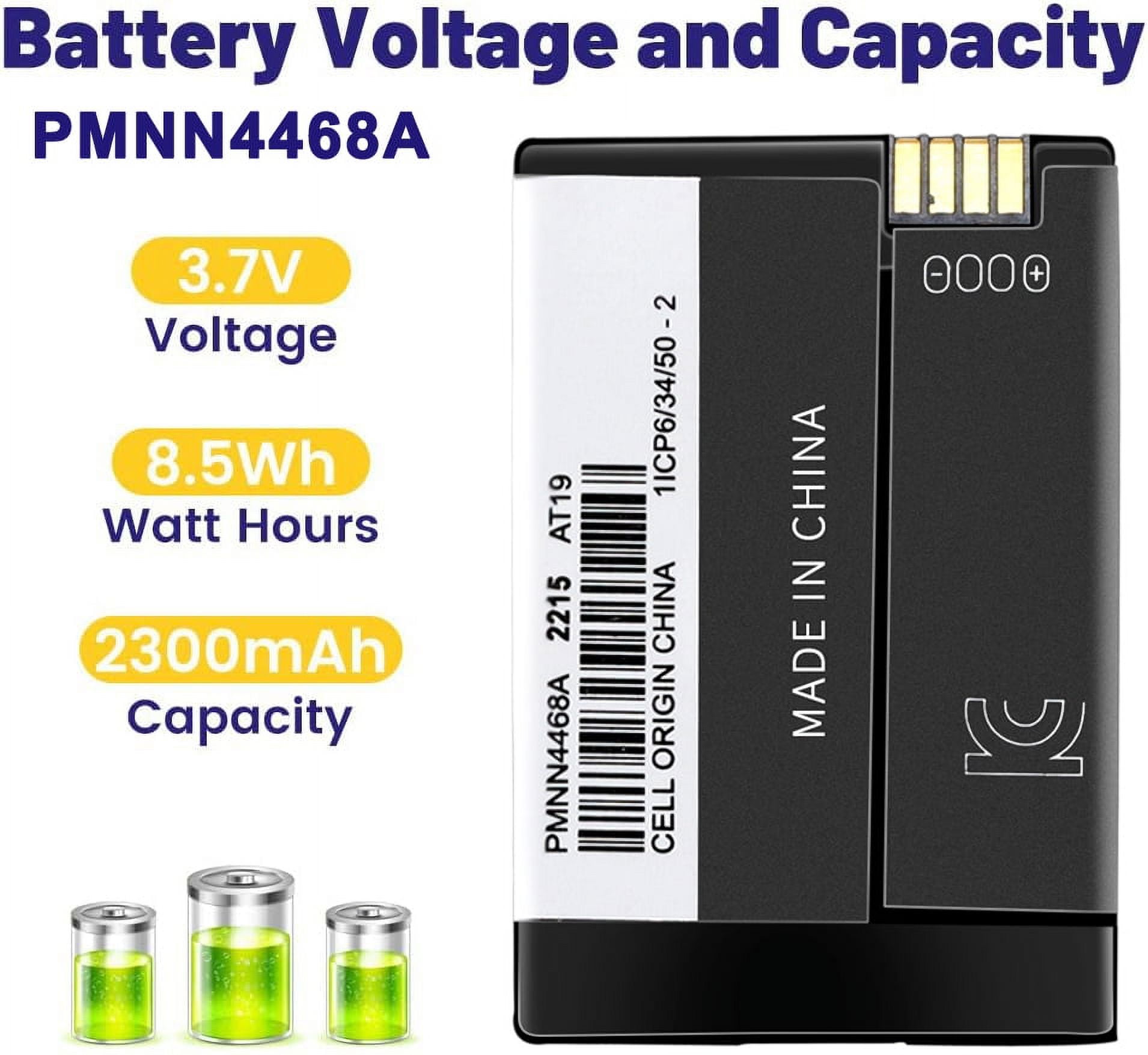 Accessoryway 2PC PMNN4468A PMNN4468B PMNN4468 3.7V 2300mAh Li-Ion Batterie De Rechange Pour Motorola SL300 SL3500e TLK100 SL7550 SL1M SL2K Series Radio Batterie