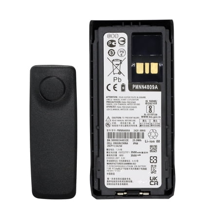 PMNN4809A USB-C Charging Port Battery 3500mAh Compatible For Motorola R7 Walkie Talkies PMNN4807 PMNN4808A PMNN4809 PMNN4810 PMNN4810A