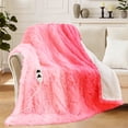 thumbnail image 1 of PMONPA Heated Blanket for Adult, Soft Faux Fur & Sherpa Electric Blanket, Fast-Heating with 10 Heating Levels & 5 Options Auto off, 51"x 61", Pink, 1 of 7