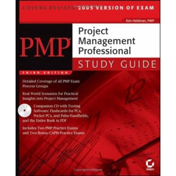 Pre-Owned PMP: Project Management Professional Study Guide [With CDROM] (Paperback) 078213601X 9780782136012