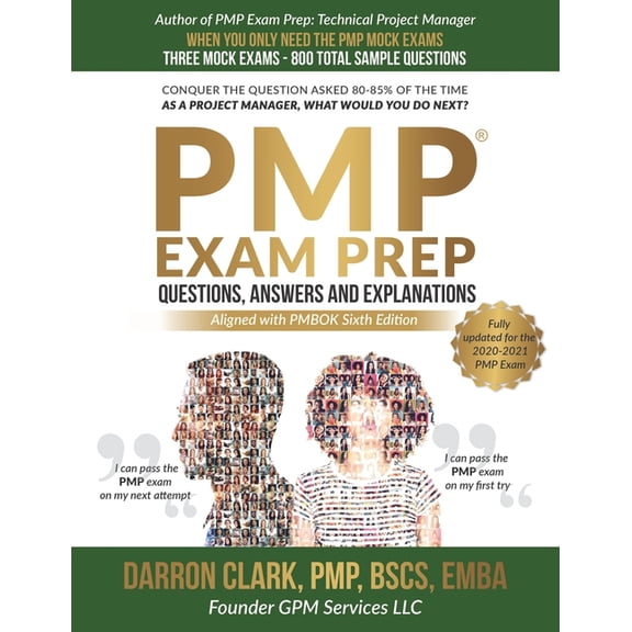 PMP(R) Questions, Answers and Explanations Updated for 2020-2021 Exam (Paperback)