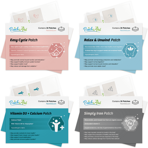 PMS Support Patch Pack by PatchAid Size: 6-Month Supply