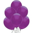 thumbnail image 1 of PMU 10 Inches Round Crystal Purple Latex Balloon Pkg/12, 1 of 1