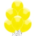 thumbnail image 1 of PMU 11 Inch Round Crystal Yellow Latex Balloon Pkg/50, 1 of 7