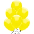 thumbnail image 1 of PMU 11 Inch Round Crystal Yellow Latex Balloon Pkg/50, 1 of 7