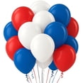 thumbnail image 1 of PMU 12 Inch Patriotic Assortment Latex Balloon Pkg/25, 1 of 7