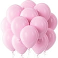 thumbnail image 1 of PMU 12 Inch Round Pearl Pink Latex Balloon Pkg/50, 1 of 7