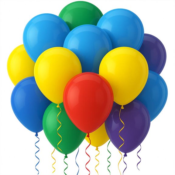 PMU 12 Inch Royal Rich Assortment Latex Balloon Pkg/50