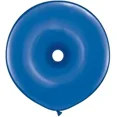 thumbnail image 1 of PMU 16 Inches Geo Donut Balloons Sapphire Blue Latex (25/Pkg) Pkg/1, 1 of 1