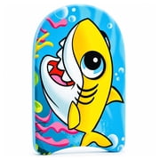 PMU 18in Kickboard, Yellow Shark Training KickBoard Pool Exercise Swimming