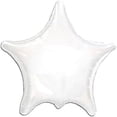 thumbnail image 1 of PMU 22 Inch Star Mylar Balloon White Pkg/1, 1 of 4