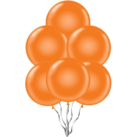 PMU 24 Inch Balloons PartyTex Premium Orange Pkg/5