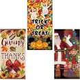 thumbnail image 1 of PMU 3pc Multi-Pack Door Covers - Halloween Decoration - Thanksgiving Door Cover - Thanksgiving and Christmas Door Covers (83323, 86639, 84370) (3/pkg)Pkg/1, 1 of 7