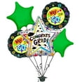 thumbnail image 1 of PMU 5-Piece 'Way to Go Grad' Star Balloon Bouquet – Mylar Balloons for Graduation Party Decorations, Congrats Celebration Supplies, Green, 1 of 8
