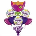 thumbnail image 1 of PMU 9pc Mother’s Day Balloon Bouquet Set – 35" Fantasy Tulip, 18" Happy Mother’s Day” and 18" Pink & Purple Heart-Shaped Balloons with Purple Prismatic Balloon Weight, 1 of 1