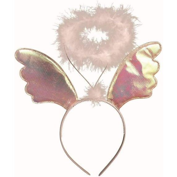 PMU Angel Wings and Halo Headband Pkg/6