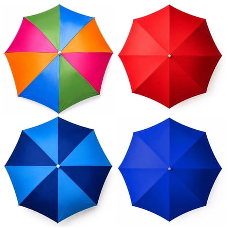 PMU Multi Stripes with Multi-Color Beach Umbrellas 4 Assorted Colors (4/pkg)Pkg/1 price history and forecast - PMU