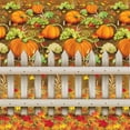 thumbnail image 1 of PMU Autumn/Fall Pumpkin Patch Backdrop Thanksgiving Decoration for Parties, 4 feet height x 30 feet length, 1/pkg, 1 of 1
