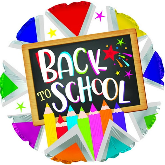 PMU Back To School Pencils 18 Inch Mylar Balloon Pkg/1