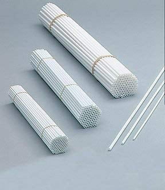 PMU Balloon Sticks 24in White (100/Pkg) Pkg/1