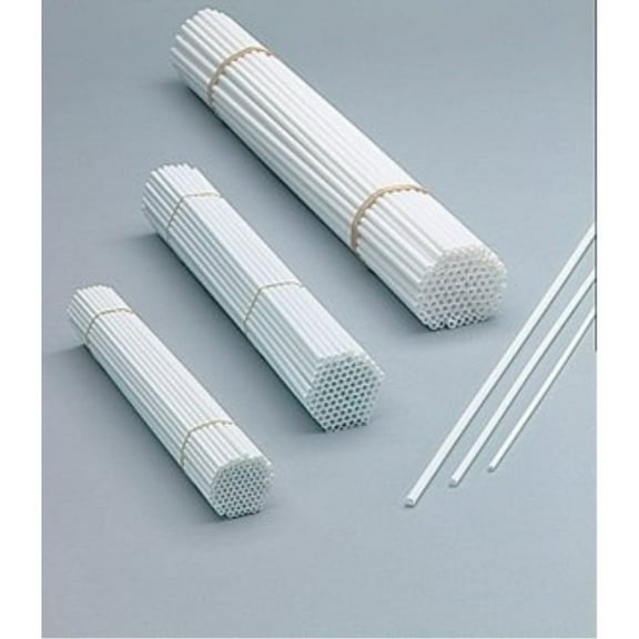 PMU Balloon Sticks 24in White (100/Pkg) Pkg/1